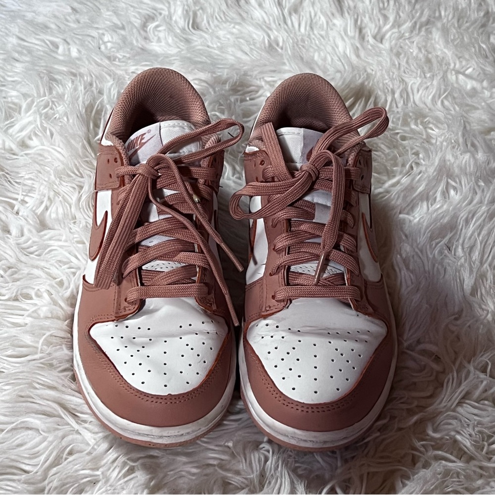 NIKE Dunk Low Sneaker in Rose Whisper Size 7.5 - Picture 3 of 6